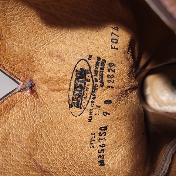 Women's Resistol Brown leather cowboy boots size 9 - Picture 13 of 15